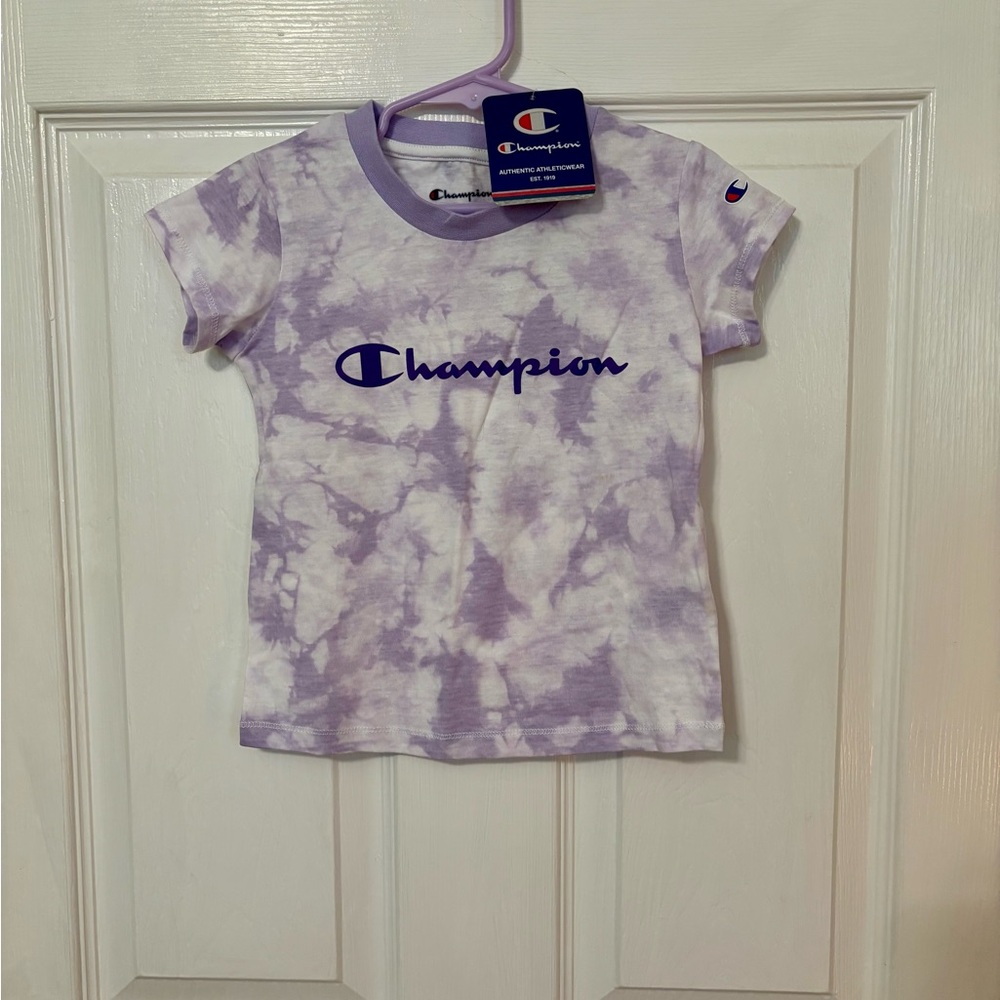 Champion Kids Tie-Dye Purple T-Shirt